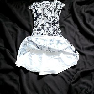 Eshakti Floral Dupioi Cocktail Dress size 6 w/ side pockets